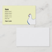 Huhn-Visitenkarte Visitenkarte (Vorne/Hinten)