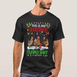 Huhn Weihnachten 2022 Das ist mein Weihnachts-Sch T-Shirt