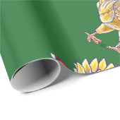 Huhn-Weihnachten Geschenkpapier (Rolleneckpunkt)