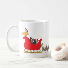 Huhn-Weihnachten Kaffeetasse