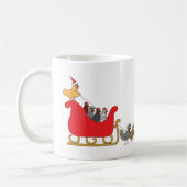 Huhn-Weihnachten Kaffeetasse (Links)