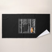 Huhn Wings Nutrition Fact Funny Erntedank Ch Badehandtuch (Badehandtuch)