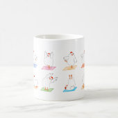Huhn-Yoga-Tasse Kaffeetasse (Mittel)