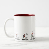 Huhn Zweifarbige Tasse (Links)