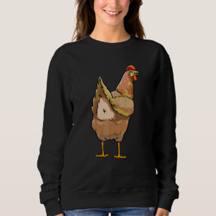 Hühnchen-Arsch-Essen, das Frauen lieben Hühnchen-F Sweatshirt