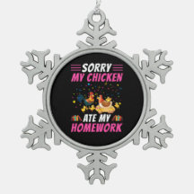 Hühnchen Art My Chicken Ate Meine Hausaufgaben