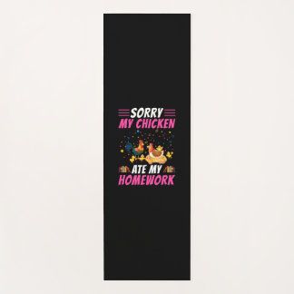 Hühnchen Art My Chicken Ate Meine Hausaufgaben Yogamatte