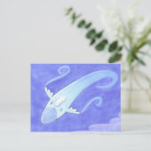 Hühnchen auf der Ansichtskarte Postkarte (Stehend Vorderseite)