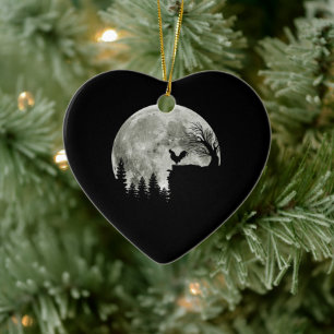 Hühnchen auf gebirgshähnlichem Halloween-Hühnerfre Keramik Ornament