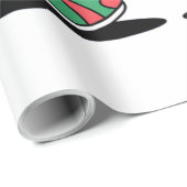 HÜHNCHEN BANANEN TÄNZ GESCHENKPAPIER (Rolleneckpunkt)