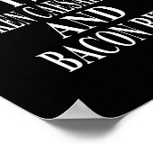 Hühnchen Caesar Salat Bekleidung Großer Lustiger C Poster (Ecke)