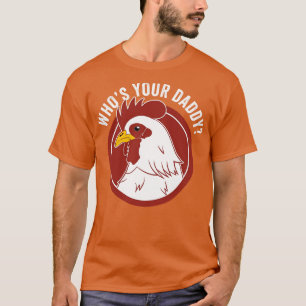 Hühnchen Daddy Funny Poultry Bauer Hühnerfleisch L T-Shirt