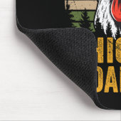 Hühnchen Daddy Vintag Funny Bauer Hühner Vater Mousepad (Ecke)