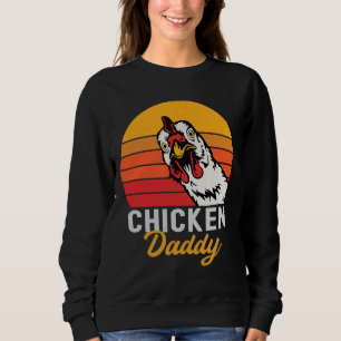 Hühnchen Daddy Vintager Bauer Sweatshirt