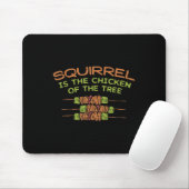Hühnchen des Baumes, Funny Eichhörnchen Jägerin Gr Mousepad (Mit Mouse)