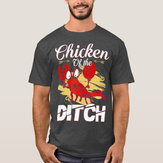 Hühnchen des Krautfisch Cajun Food Party T-Shirt (Vorderseite)
