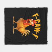 Hühnchen F-Caw-F Klassisch Cool Einzigartig Fleecedecke (Vorderseite (Horizontal))