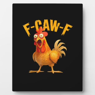 Hühnchen F-Caw-F Klassisch Cool Einzigartig Fotoplatte
