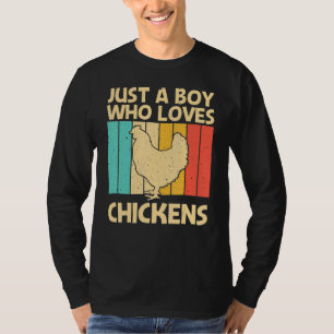 Hühnchen für Jungen Kinder Hühnerfleisch Bauer Gef T-Shirt