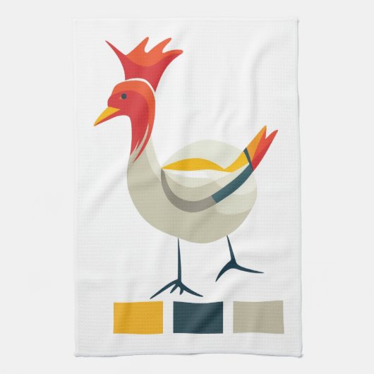 Hühnchen Geschirrtuch (Vertikal)