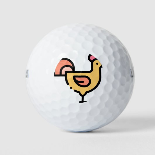 Hühnchen Golfball (Vorderseite)