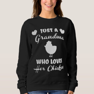 Hühnchen-Grandma-Grandmas-Hühner Sweatshirt