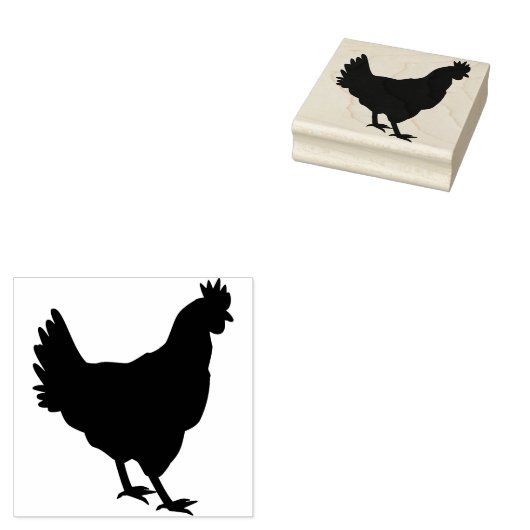 Hühnchen Gummistempel (Stempel)