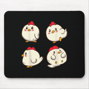 Hühnchen Hühner - Süße Kawaii Anime Kawaii Japan  Mousepad