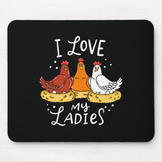 Hühnchen Hühnereier Bauer Funny Gift Mousepad (Vorne)