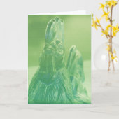 Hühnchen in grünen Jeden Anlässen Karte (Gelbe Blume)