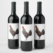 Hühnchen in Weiß Weinetikett (Flaschen)