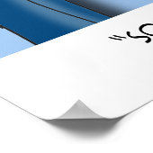 Hühnchen kann nicht den Hühnerschlag des Arztes be Poster (Ecke)