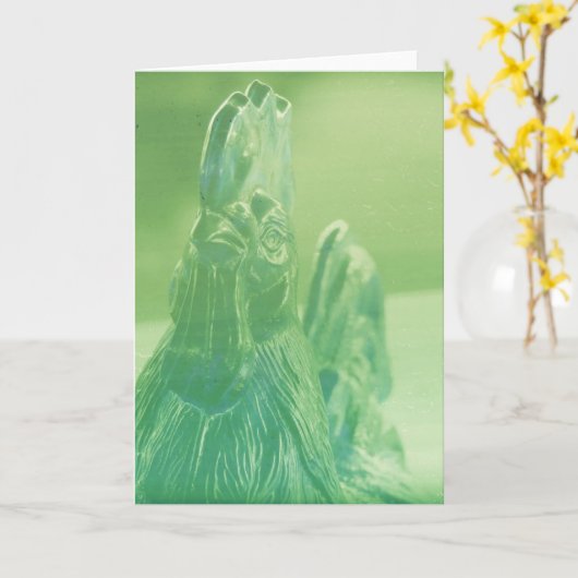 Hühnchen Karte (Gelbe Blume)