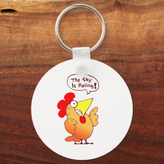 Hühnchen Kleiner Cartoon: Cartoon Hühnerspass Schlüsselanhänger (Vorderseite)