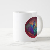 Hühnchen-Kreis-Design Jumbo-Tasse (Vorderseite Rechts)