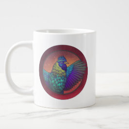 Hühnchen-Kreis-Design Jumbo-Tasse
