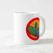 Hühnchen-Kreis-Design Jumbo-Tasse (Vorderseite Rechts)