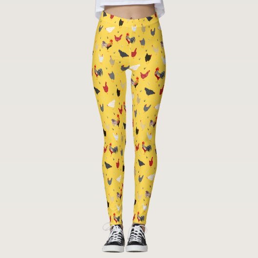 Hühnchen Leggings (Vorderseite)
