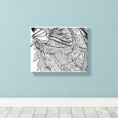 Hühnchen Leinwanddruck (Insitu (Holzboden))