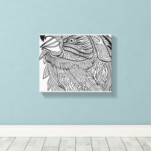 Hühnchen Leinwanddruck (Insitu (Holzboden))