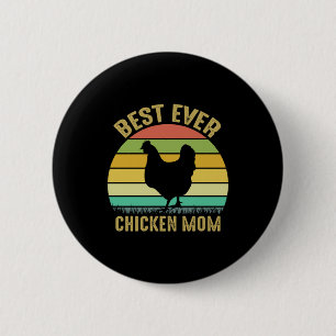 Hühnchen Lover   Beste Mama je Hühner Button