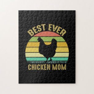 Hühnchen Lover Beste Mama je Hühner Puzzle