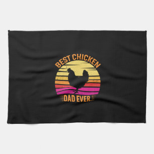 Hühnchen Lover Bester Vater für Hühner je Geschirrtuch