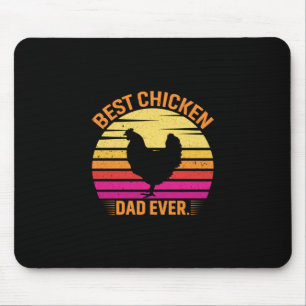 Hühnchen Lover Bester Vater für Hühner je Mousepad