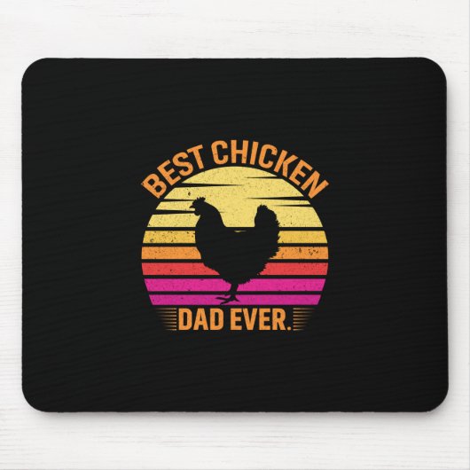 Hühnchen Lover | Bester Vater für Hühner je Mousepad (Vorne)