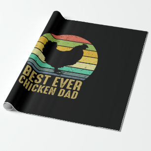 Hühnchen Lover Bester Vater je Hühner Geschenkpapier