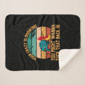 Hühnchen Lover | Du könntest Wanna Tuck Sherpadecke (Vorderseite (Horizontal))