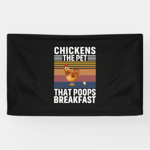 Hühnchen Lover Hühner Banner