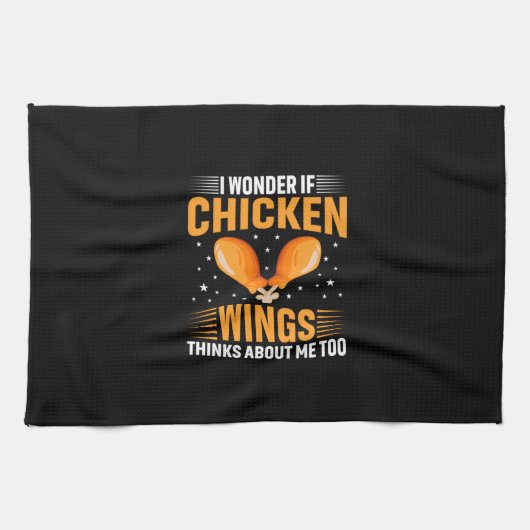 Hühnchen Lover | Hühnerflügel Geschirrtuch (Horizontal)