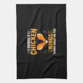 Hühnchen Lover | Hühnerflügel Geschirrtuch (Vertikal)